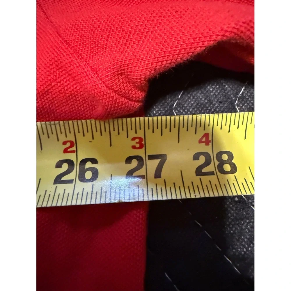 Polo Ralph Lauren Classic Fit Polo Mens 2XLT Red Blue Pony Short Sleeve